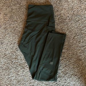 Feed Me Fight Me Olive SAS Leggings with Pickets, Size M